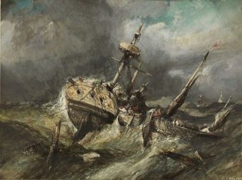 Eugene Isabey's "Shipwreck"
